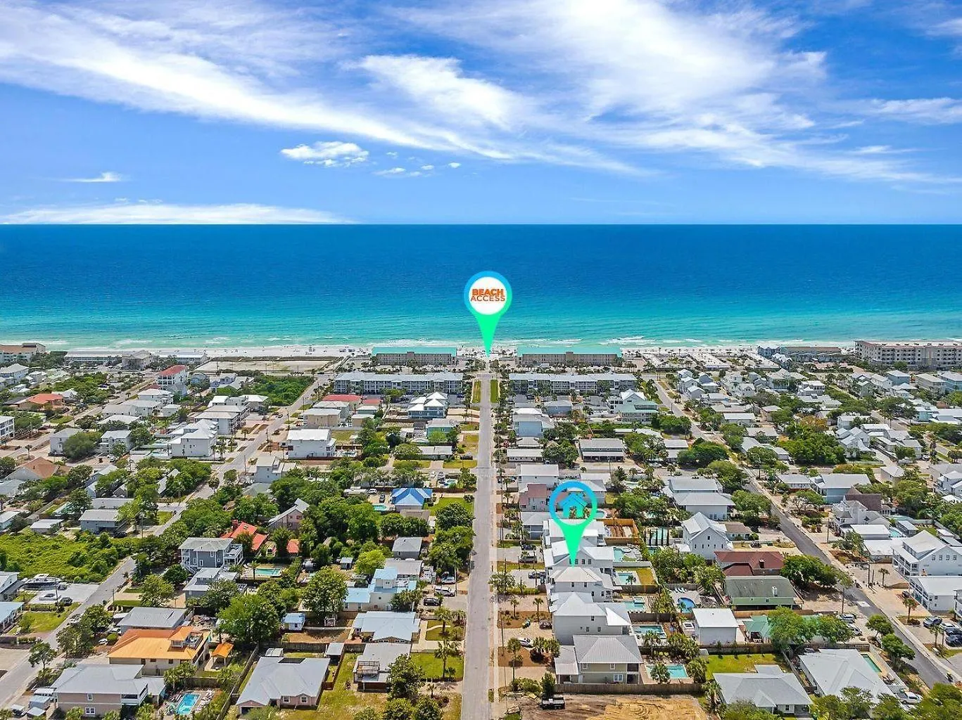 Beachin'-Crystal Beach-Private Pool+Spa Destin Holiday home